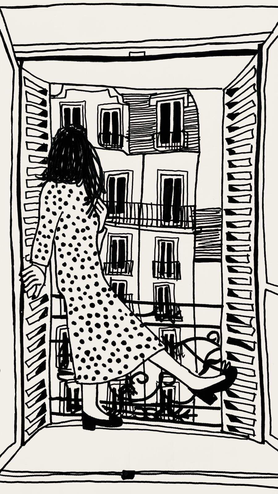 Paris balcony I